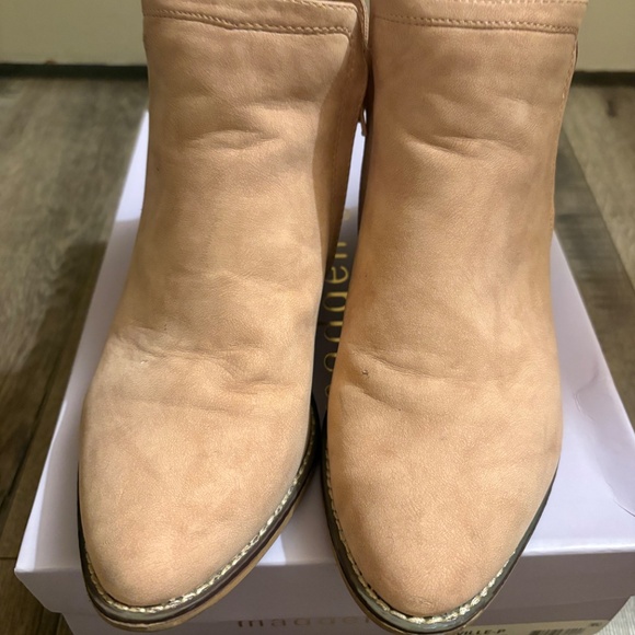 women's blush pink madden girl booties size 7 - Picture 2 of 5